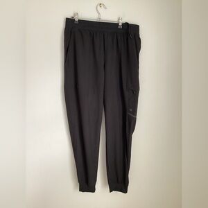 Apana Black Women's Track Joggers with Zip Pocket C30